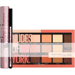 Maybelline New York Oogmake-up Set - Mascara, Eyeliner, Oogschaduwpalet Maybelline New York Oogmake-up Set - Mascara, Eyeliner, Oogschaduwpalet