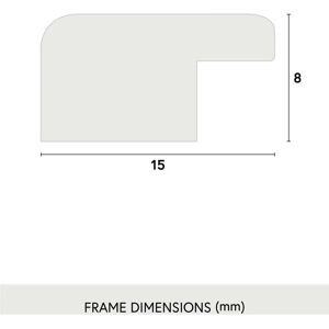 Hvid 13x18 cm billedramme MY PERFECT DESIGN Hvid 13x18 cm billedramme MY PERFECT DESIGN