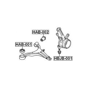 FEBEST HAB-001 Control Arm - Control Arm FEBEST HAB-001 Control Arm - Control Arm