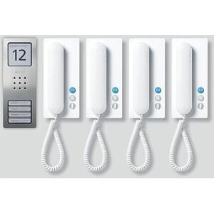 Système d'Interphone Blanc Siedle - CA 812-4 E/W - Publicité Système d'Interphone Blanc Siedle - CA 812-4 E/W - Publicité