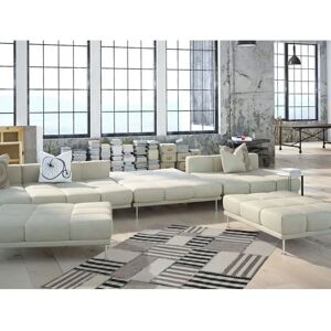 KAYOOM Liana 214 Beigewollteppich - Patchwork-Design - 160x230cm KAYOOM Liana 214 Beigewollteppich - Patchwork-Design - 160x230cm