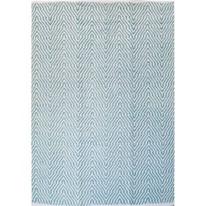 KAYOOM Aperitif 410 Baumwoll-Teppich - 160x230cm, Blau KAYOOM Aperitif 410 Baumwoll-Teppich - 160x230cm, Blau