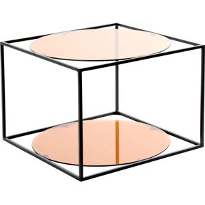 KAYOOM Cody Bijzettafel - Modern kubusontwerp met glazen oppervlakken KAYOOM Cody Bijzettafel - Modern kubusontwerp met glazen oppervlakken
