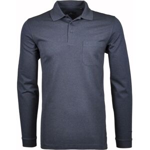 Ragman Marine Polo-Shirt - Langarm, Knöpfe, Baumwoll-Polyester Ragman Marine Polo-Shirt - Langarm, Knöpfe, Baumwoll-Polyester