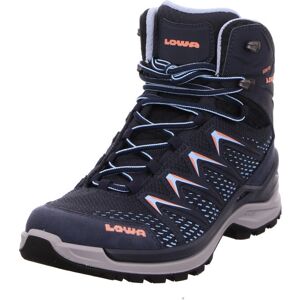 LOWA Innox Pro Gore-Tex Mid Wandelschoenen - Staalblauw/Zalm LOWA Innox Pro Gore-Tex Mid Wandelschoenen - Staalblauw/Zalm