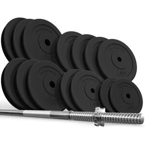 Physionics 180 cm, 30 mm zestaw ciężarów - Trening całego ciała Physionics 180 cm, 30 mm zestaw ciężarów - Trening całego ciała