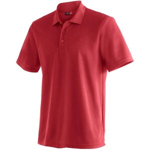 Maier Sports Ulrich rood functioneel poloshirt - Shirt Maier Sports Ulrich rood functioneel poloshirt - Shirt