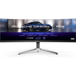 AOC Porsche PD49 LED Display - 49-inch UltraWide OLED - Black AOC Porsche PD49 LED Display - 49-inch UltraWide OLED - Black