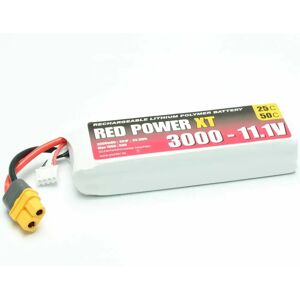 Red Power Model 3000mAh Lithium Polymer Battery - RC Model Red Power Model 3000mAh Lithium Polymer Battery - RC Model