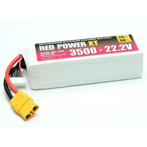 Batterie Red Power Modelbyggeri - 22.2V 3500mAh LiPo RC - Publicité Batterie Red Power Modelbyggeri - 22.2V 3500mAh LiPo RC - Publicité