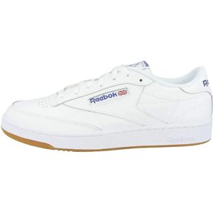 Reebok Men's Club C 85 White Royal Gum Leather Tennis Trainers - Trainers Reebok Men's Club C 85 White Royal Gum Leather Tennis Trainers - Trainers