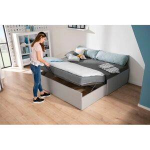 PAIDI - FLYNN - Kieselgrau - 106x216 - Bett PAIDI - FLYNN - Kieselgrau - 106x216 - Bett