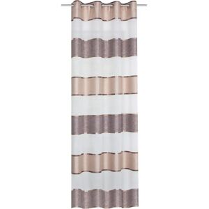 HOME WOHNIDEEN WALTERS Curtain - Jacquard, Brown, 140x245cm HOME WOHNIDEEN WALTERS Curtain - Jacquard, Brown, 140x245cm