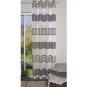 HOME WOHNIDEEN Talwer Cortina Jacquard gris - Cortina HOME WOHNIDEEN Talwer Cortina Jacquard gris - Cortina