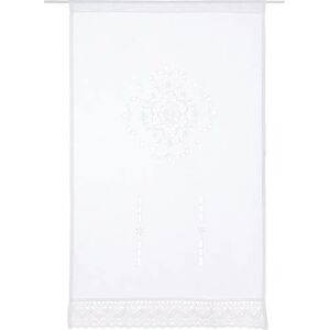 Home WOHNIDEEN Alegra White Curtain - Semi-transparent, 100% Polyester, 60x100cm Home WOHNIDEEN Alegra White Curtain - Semi-transparent, 100% Polyester, 60x100cm