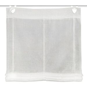 HEINE HOME Weiß Leinen Halbtransparentes Rollo HEINE HOME Weiß Leinen Halbtransparentes Rollo