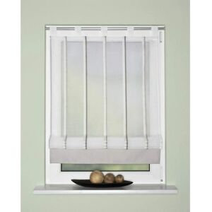 HOME WOHNIDEEN SAVIO Grau Raffrollo - Lichtfilter, 140cm HOME WOHNIDEEN SAVIO Grau Raffrollo - Lichtfilter, 140cm