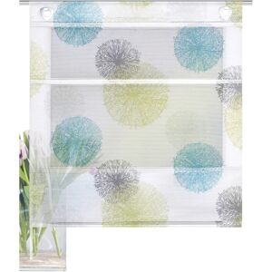 HOME WOHNIDEEN Rawlins Green Semi-transparent Printed Raffrollo - Raffrollo HOME WOHNIDEEN Rawlins Green Semi-transparent Printed Raffrollo - Raffrollo