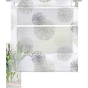 HOME WOHNIDEEN RAWLINS - Semi-transparent printed polyester Raffrollo HOME WOHNIDEEN RAWLINS - Semi-transparent printed polyester Raffrollo
