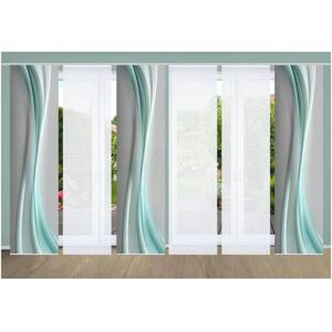 HOME IN GREEN ELANIA Recycelter Polyester Bambus Optik Gardine - Vorhang HOME IN GREEN ELANIA Recycelter Polyester Bambus Optik Gardine - Vorhang
