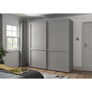 WIEMANN Göteborg Kleiderschrank - 2 Türen, Grau, Holzwerkstoff - Schrank WIEMANN Göteborg Kleiderschrank - 2 Türen, Grau, Holzwerkstoff - Schrank