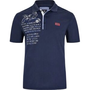 JAN VANDERSTORM JANO Casual Blau Baumwoll Poloshirt - Poloshirt JAN VANDERSTORM JANO Casual Blau Baumwoll Poloshirt - Poloshirt