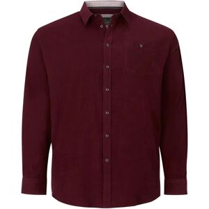 Charles Colby Dunkelrotes Langarmhemd - Herren, Komfort Fit Charles Colby Dunkelrotes Langarmhemd - Herren, Komfort Fit