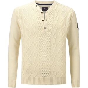 JAN VANDERSTORM OELFKE V-Ausschnitt Pullover Groß Weiß JAN VANDERSTORM OELFKE V-Ausschnitt Pullover Groß Weiß