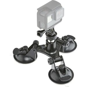 Support à ventouse à 3 bras mantona - Noir - Accessoires pour caméras d'action - Publicité Support à ventouse à 3 bras mantona - Noir - Accessoires pour caméras d'action - Publicité