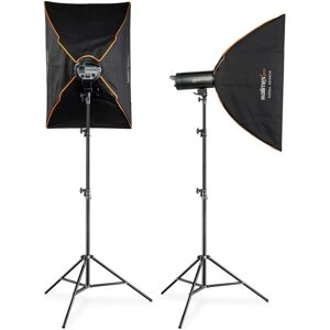 Walimex pro Stager 400 HSS Set Double - Set di flash studio Walimex pro Stager 400 HSS Set Double - Set di flash studio