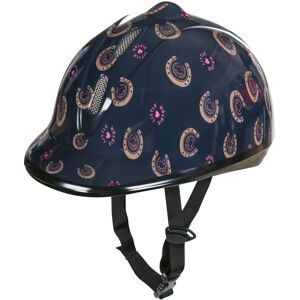Casco da equitazione bambini HKM Champ - Fantasia Blu - VG1 Casco da equitazione bambini HKM Champ - Fantasia Blu - VG1