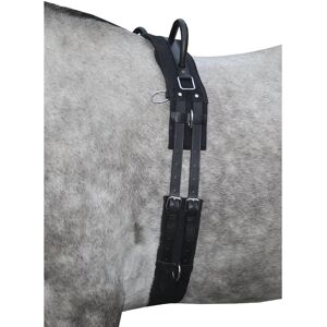 HKM Longiergurt mit Doppelgriff Canvas - Schwarz - Trainingszubehör HKM Longiergurt mit Doppelgriff Canvas - Schwarz - Trainingszubehör