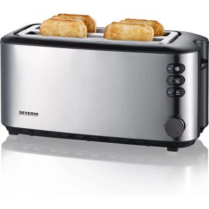 Severin Automatický Dlhý Slot Toaster 4 Plátky - Kartáčovaná Nerezová Oceľ Severin Automatický Dlhý Slot Toaster 4 Plátky - Kartáčovaná Nerezová Oceľ