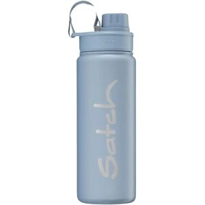 Satch Edelstahl Trinkflasche Nordic Ice Blue isoliert Satch Edelstahl Trinkflasche Nordic Ice Blue isoliert