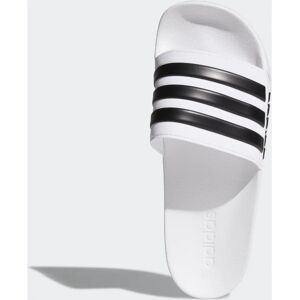 Adidas Cloudfoam Adilette Slide - Ftw White/Core Black/Ftw White Adidas Cloudfoam Adilette Slide - Ftw White/Core Black/Ftw White