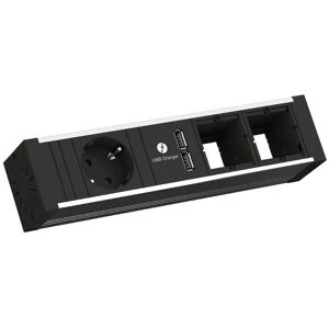 Bachmann VENID Verlängerungsschnur - 1 Schuko, USB Bachmann VENID Verlängerungsschnur - 1 Schuko, USB