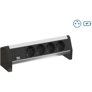 Bachmann Schreibtisch-Steckdosenleiste mit USB-Ladegerät - Steckdosenleiste Bachmann Schreibtisch-Steckdosenleiste mit USB-Ladegerät - Steckdosenleiste