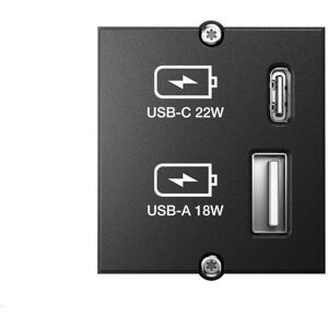 Bachmann 917.227 USB Stopcontact met USB A & C Bachmann 917.227 USB Stopcontact met USB A & C