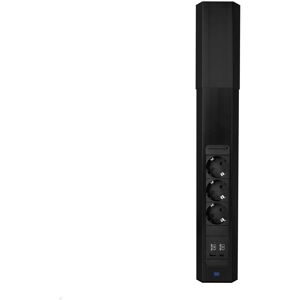 Bachmann BACH 932.106 - Corner Power Strip 3 Outlets USB - Indoor Black Bachmann BACH 932.106 - Corner Power Strip 3 Outlets USB - Indoor Black