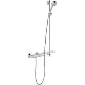 Hansa Chroom Douchesysteem - Thermostatisch, 3 Stralingsmodi Hansa Chroom Douchesysteem - Thermostatisch, 3 Stralingsmodi