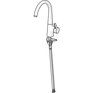 Hansa Hansadesigno Küchenarmatur - 219mm Ausladung - Chrom - Einhebel Hansa Hansadesigno Küchenarmatur - 219mm Ausladung - Chrom - Einhebel