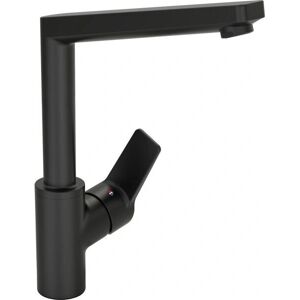 Baterie de bucătărie Hansa - Picură rotativă 193mm - Negru Mat Baterie de bucătărie Hansa - Picură rotativă 193mm - Negru Mat