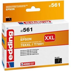 Edding EDD-561 Inktpatroon - Zwart - Accessoire voor inkjetprinter Edding EDD-561 Inktpatroon - Zwart - Accessoire voor inkjetprinter