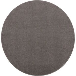 SANAT Uni Teppich - Grau - Ø 120 cm - 13 mm - Für Innenbereich SANAT Uni Teppich - Grau - Ø 120 cm - 13 mm - Für Innenbereich