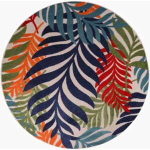 SANAT Floral Teppich - 150cm Outdoor Indoor Bunt SANAT Floral Teppich - 150cm Outdoor Indoor Bunt