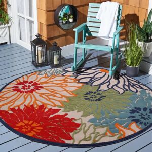 SANAT - Floral 2 Outdoor - Mehrfarbig - Ø 120 cm - Rug SANAT - Floral 2 Outdoor - Mehrfarbig - Ø 120 cm - Rug