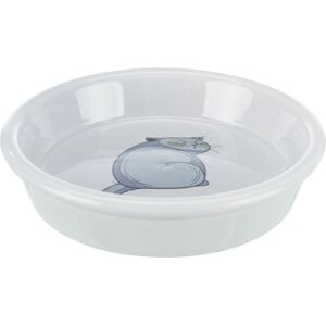 Trixie Grey Ceramic Dog and Cat Bowl - 250 ml - Pet Feeding Dish Trixie Grey Ceramic Dog and Cat Bowl - 250 ml - Pet Feeding Dish