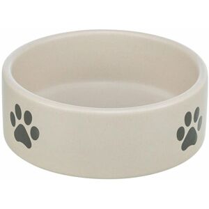 Trixie Bol pour chien gris motif patte - Céramique, 1,4L, 20cm - Publicité Trixie Bol pour chien gris motif patte - Céramique, 1,4L, 20cm - Publicité