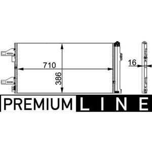 Mahle AC 363 000P - Condenser, Air Conditioning Mahle AC 363 000P - Condenser, Air Conditioning