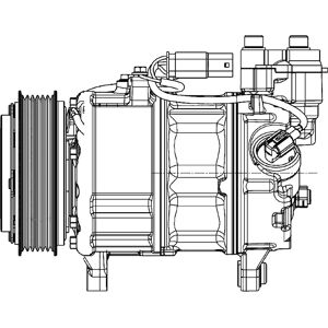 MAHLE Original ACP 599 000P Ilmastointikompressori MAHLE Original ACP 599 000P Ilmastointikompressori